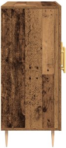 vidaXL Szafka boczna w starym drewnie, 90x34x80 cm 7