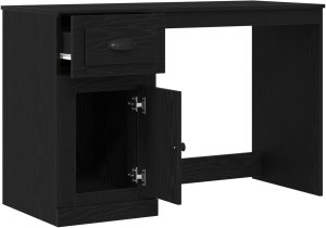 Biurko vidaXL Czarne 115 cm x 75 cm 5