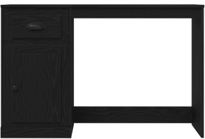 Biurko vidaXL Czarne 115 cm x 75 cm 7