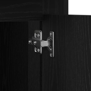 Biurko vidaXL Czarne 115 cm x 75 cm 10