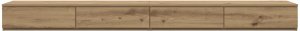Szafka nocna Dąb Rzemieślniczy 200x36.5x16.5 cm Drewno Inżynieryjne 6
