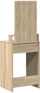vidaXL Toaletka z lampkami LED - Sonoma Oak - 50x41x140 cm 7
