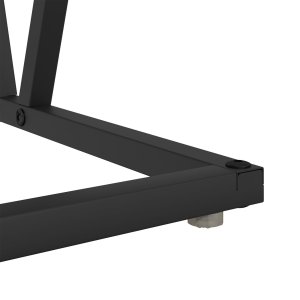 vidaXL Stolik kawowy Dąb Sonoma 100x50x40 cm Wykonany z drewna inżynieryjnego i metalu 8