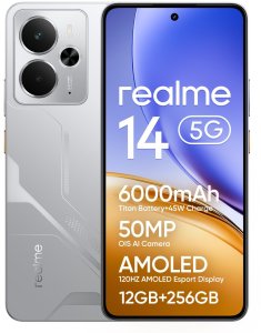 realme 14 16,9 cm (6.67") Android 15 5G 12 GB 256 GB 6000 mAh Srebrny 7