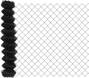 vidaXL Ogrodzenie łańcuchowe z 44 słupkami U Szare 1x25 m Stal 5