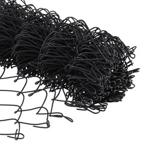 vidaXL Ogrodzenie z siatki z 44 słupkami U Szary 1.6x25 m Stal 9