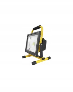 Przenośna lampa robocza LED LTC 50W IP44 akumulator 8x2.2Ah 6000K 230V/12V samochodowa zewnętrzna 1