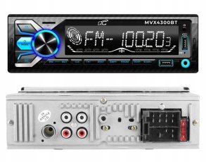 Radio samochodowe LTC MVX4300 Bluetooth AUX SD USB + pilot 2