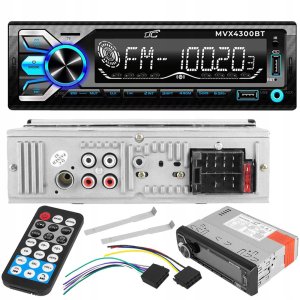 Radio samochodowe LTC MVX4300 Bluetooth AUX SD USB + pilot 4