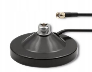 Antena z włókna szklanego LoRa 3 dBi Qoltec 30 cm zewnętrzna IP67 + magnetyczna podstawa z kablem 2m 2