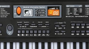 Keyboard pianino elektryczne dla dzieci 61 klawiszy + mikrofon 10