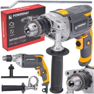 Wiertarka elektryczna udarowa 1750W Powermat PM-WU-1750M 12