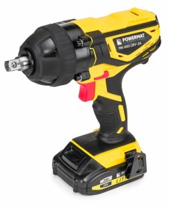 Akumulatorowy klucz udarowy 2Ah 20V Powermat PM-AKU-20V-2A + walizka 1