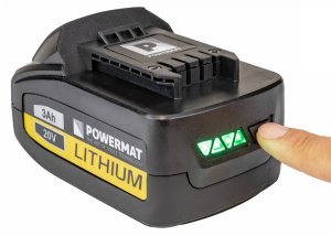 Akumulatorowy klucz udarowy 3Ah 20V Powermat PM-AKU-20V-3A + walizka 5