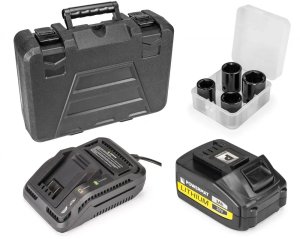 Akumulatorowy klucz udarowy 3Ah 20V Powermat PM-AKU-20V-3A + walizka 8