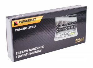 Zestaw gwintowników i narzynek M3-M12 Powermat PM-ZNG-32SU 32 elementy 11