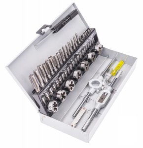 Zestaw gwintowników i narzynek M3-M12 Powermat PM-ZNG-32SU 32 elementy 2