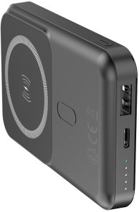 Power bank bezprzewodowy magnetyczny Forever MATB-100 10000mAh USB QC 22.5W / USB-C PD 20W 4