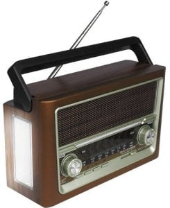 Radio przenośne LTC ELMA RETRO Bluetooth USB latarka 2