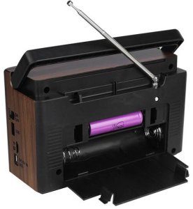 Radio przenośne LTC ELMA RETRO Bluetooth USB latarka 4