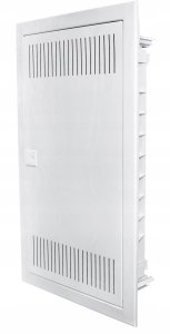 PODTYNKOWA PLASTIKOWA OBUDOWA INSTALACYJNO-MULIMEDIALNA 2 RZĘDY, 24 MODUŁY + 3-RZĘDOWA PŁYTA MONTAŻOWA NOARK PMF-C 60-2 110713 3
