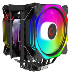 Rampage Octagon C60 Chłodzenie procesora LGA1700/AM5 1800RPM 2 wentylatory 120mm ARGB PWM 1