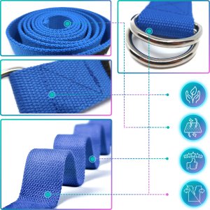 Revity Pasek do ćwiczeń jogi i pilatesu 200 x 3.8 cm 2