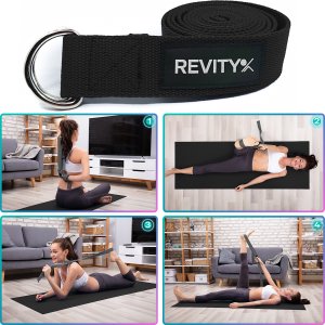 Pasek do ćwiczeń jogi i pilatesu Revity 200 x 3.8 cm 2