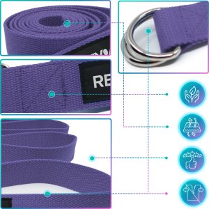 Revity Pasek do ćwiczeń jogi i pilatesu 200 x 3.8 cm 2