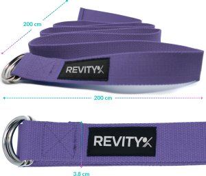 Revity Pasek do ćwiczeń jogi i pilatesu 200 x 3.8 cm 3