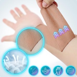 Revity Taśma kinezjologiczna kinesiology tape 5 cm x 5 m plastry medyczne 1 szt. 4