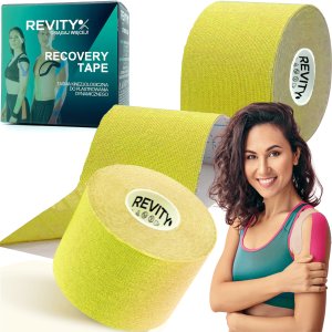 Taśma kinezjologiczna Revity kinesiology tape 5 cm x 5 m plastry medyczne 1 szt. 1