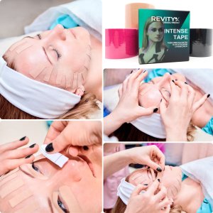 Taśma kinezjologiczna do twarzy i biustu medyczna Revity kinesio tape 5 cm x 5 m 1 szt. 9