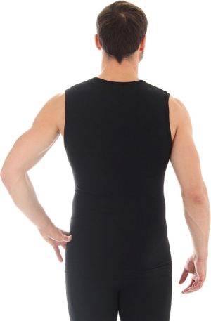 Brubeck Koszulka męska bez rękawów COMFORT WOOL czarna r. XL (SL10160) 5