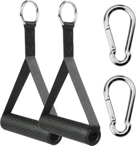 Uchwyty do ćwiczeń wyciągu gum Revity Power Bands zestaw 2 szt. z karabińczykami 1