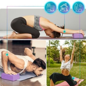 Klocki kostki bloki do jogi Revity 23 x 15 x 7.5 cm 2 szt. 12