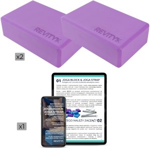Klocki kostki bloki do jogi Revity 23 x 15 x 7.5 cm 2 szt. 15