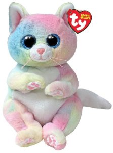 Maskotka Ty Tęczowy kot 15 cm 1