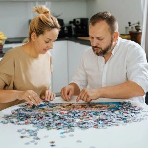 Trefl Puzzle z efektem 3D - 40-lecie Trefl - Jeż 1000 elementów (40042) 4