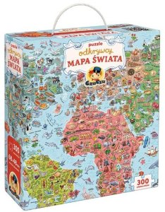 Puzzle odkrywcy - Mapa wiata 300 elementów 1