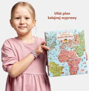 Czuczu Puzzle odkrywcy - Mapa świata 300 elementów 4