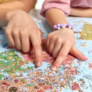 Czuczu Puzzle odkrywcy - Mapa świata 300 elementów 6