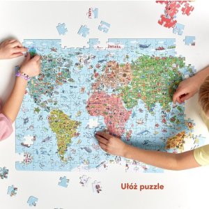 Czuczu Puzzle odkrywcy - Mapa świata 300 elementów 8