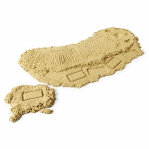 Masa plastyczna Wonder Factory Never Dry Sand Trucks, Koparka 4