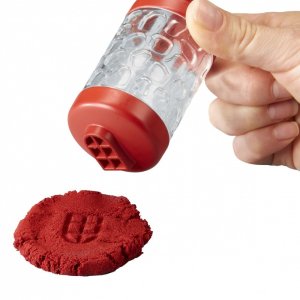 Masa plastyczna Wonder Factory Never Dry Sand Trucks, Koparka 3