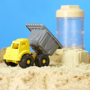 Masa plastyczna Wonder Factory Never Dry Sand Trucks, Wywrotka 7