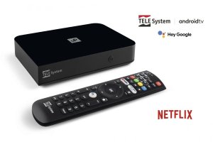 Dekoder z Android TV UP T2 4K, TELE System 1