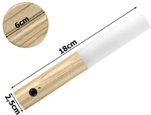 Kinkiet Verk Lampka lampa led ciepła kinkiet z czujnikiem ruchu naścienny na magnes 9