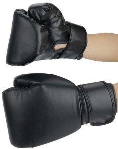 RĘKAWICE BOKSERSKIE 2 SZT OCHRONNE DUŻE MIĘKKIE NA RZEP DLA MŁODZIEŻY DOROSŁYCH DO ĆWICZEŃ TRENINGU BOKSU 2