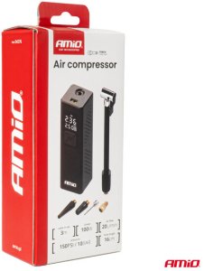 Kompresor samochodowy z wyświetlaczem LED 12V 100W AMIO-04376 14